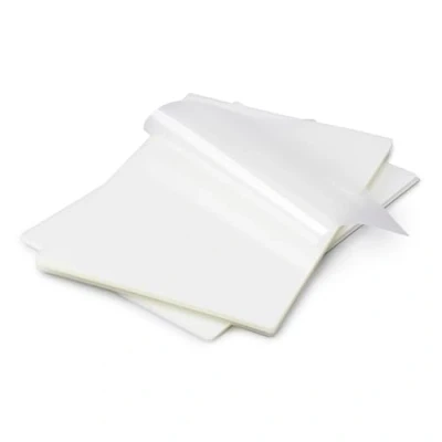 Image of Amazon Basics Thermal Laminating Pouches A4 Pack of 100, Transparent