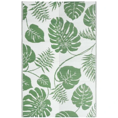Image of vidaXL Outdoor Rug ARAKIL Green 190x290 cm PP