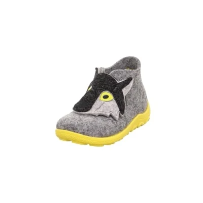 Image of Superfit Happy OCTI Unisex Slippers for kids, Size: 5.5K, Grau/gelb Textile