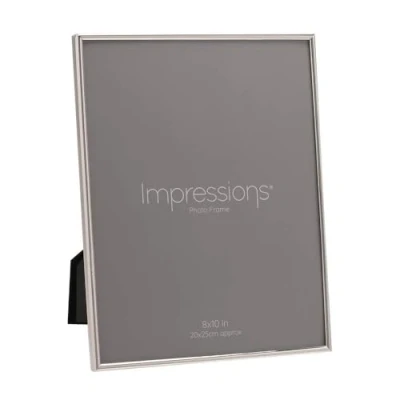 Image of Plain Silver Plated Photo Frame 8x10