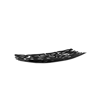 Image of Alessi Steel &quot;Bark&quot; Centrepiece Coloured with Epoxy Resin, Black