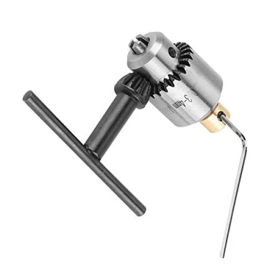 Image of Mini Drill Chuck 0.3 4mm Taper Mounted JTO Micro with Key for Lathe Electric Milling MachinesPower tool accessories