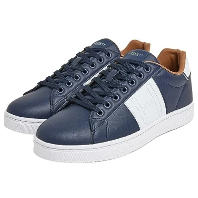 Image of Hackett London Men&#039;s Harper Monogram Sneaker, Blue (Navy), 6 UK