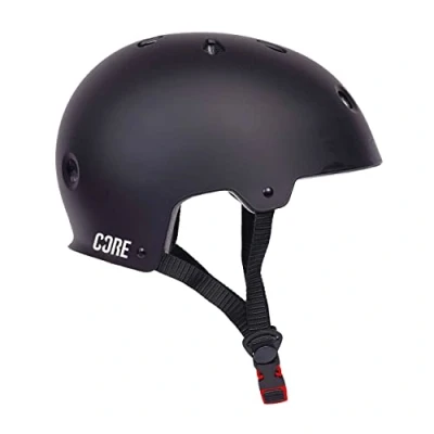 Image of CORE Protection Action Sports Helmet Skate/BMX/Bike/MTB/Roller Derby/Scooter Black, XS/S