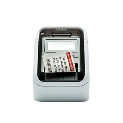 Image of Brother QL 820NWB Label Maker, Wireless/USB 2.0/Network/Bluetooth, Address Printer, Desktop, Up to 62mm Wide Labels, Red &amp; Black Printing, UK Plug