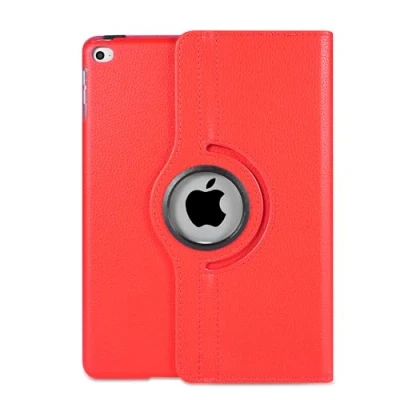 Image of Rotate 360 Leather Stand Cover For Apple iPad 9.7&#039;&#039; as 6th Generation 2018 5th 2017 and Air 2nd 2014 1st 2013 (Red)