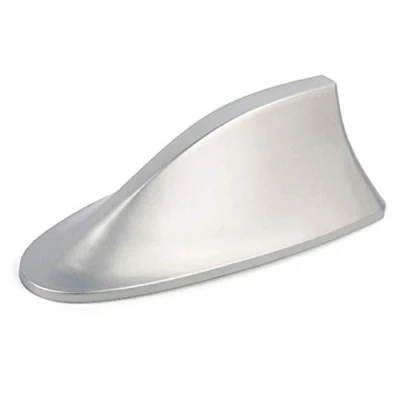 Image of Gemini_mall Universal Car Antenna Aerial Shark Fin FM/AM Radio Signal For Auto SUV Truck Van Silver