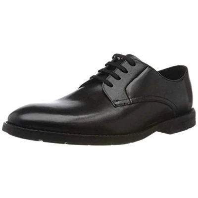 Image of Clarks Men&#039;s Ronnie Walk Derbys, Black, 6 UK