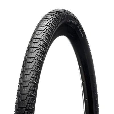 Image of HUTCHINSON HAUSSMANN Tubetype City/Bicycle Tyre Comfort and Maniability Rigid Rods Black Dimensions 27.5 x 1.50 inches