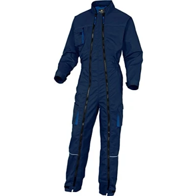 Image of Delta Plus Panoply M2CZ2 Mach 2 Double Zip Work Overalls Coveralls Boilersuit (Large, Blue)