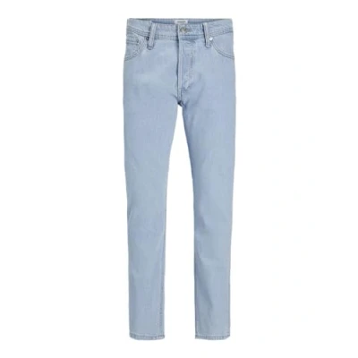 Image of JACK &amp; JONES Men&#039;s Jjialex Jjoriginal Sq 738 Jeans, Blue Denim, 27 W/30 L