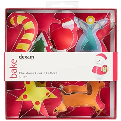Image of Dexam Christmas Cookie Cutter Set of 7