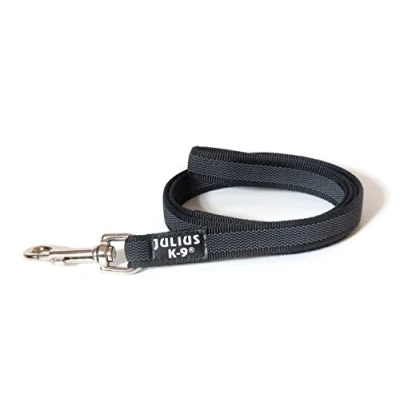 Image of Color &amp; Gray Super Grip Leash with Handle, 20 mm x 1,2 m, Black