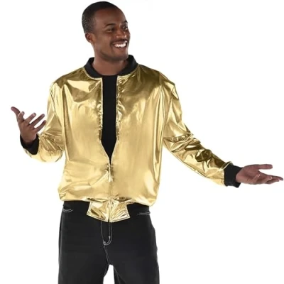 Image of amscan 845899 55 Adult Gold Jacket