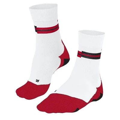 Image of Falke RU5 Women&#039;s Running Socks Size 35 36 Breathable, Cushioned, White for Comfort &amp; Performance