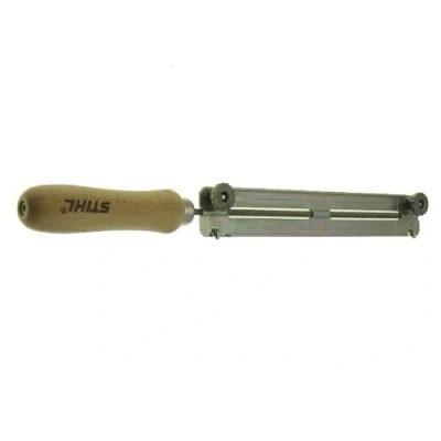 Image of Stihl Genuine 5605 750 4327 4mm 5/32 inch File Holder Complete with for Sharpening 1/4 and 3/8 Picco Chain