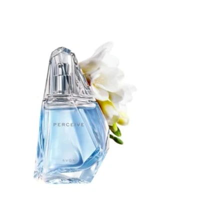 Image of Avon Perceive Eau de Parfum, Floral Fragrance with Pear, Pink Dianthus and Orchid Notes. 50ml Boxed &amp; Sealed