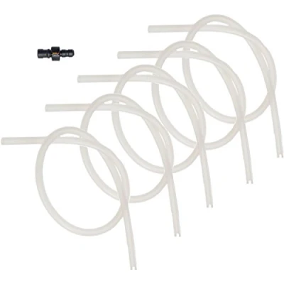Image of 5 x Milk Hose with 1 Connection Nipple Set Compatible Jura Devices for Foam Frother