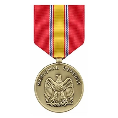 Image of FULL SIZE MEDAL: NATIONAL DEFENSE