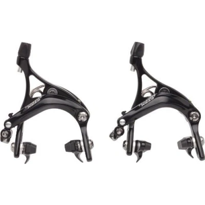 Image of Tektro R539 Road Caliper Set Front &amp; Rear Black 47 57mm QR by