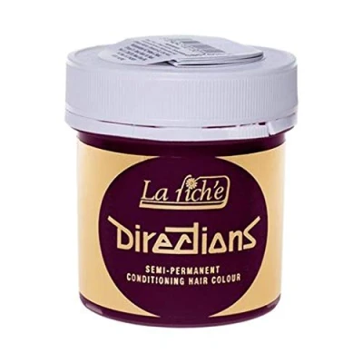 Image of 4 x La Riche Directions Semi Permanent Hair Color 88ml Tubs DARK TULIP