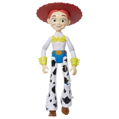 Image of Mattel Disney Pixar Jessie Large Action Figure 12 in, Highly Posable with Authentic Detail, Toy Story Movie Collectable Cowgirl, Ages 3 Years &amp; Up, HFY28