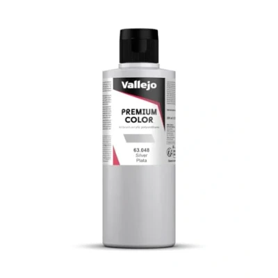 Image of Acrylicos Vallejo VAL63048 Model Paint, Silver