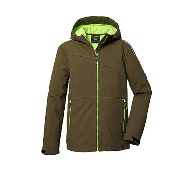 Image of Killtec Boys Kos 321 Bys Sftshll Jckt Softshell Jacket/Outdoor Jacket with Hood