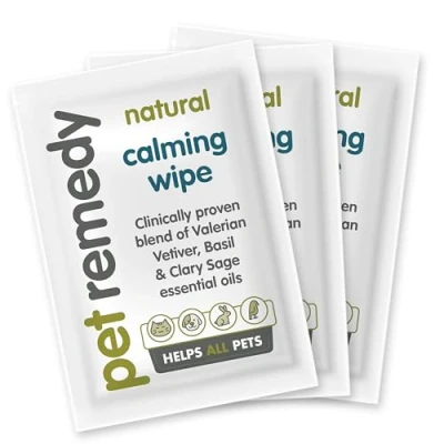 Image of Pet Remedy Natural Calming Wipes pack of 12