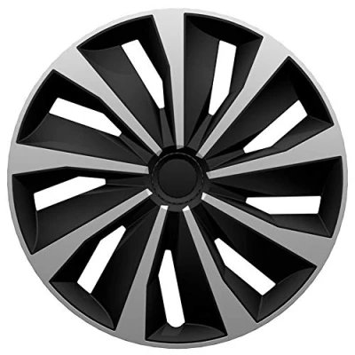 Image of AUTO STYLE Set wheel covers Grip 16 inch silver/black