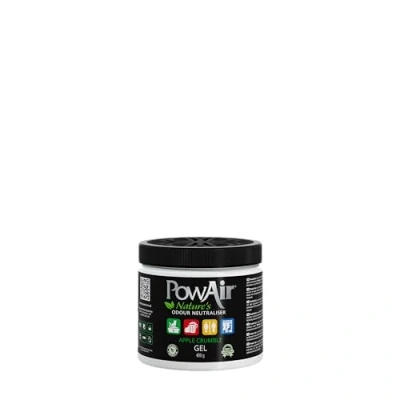 Image of PowAir Gel Natural Odour Neutraliser Apple Crumble Fragrance Control for Small to Medium Rooms and Areas (400g)
