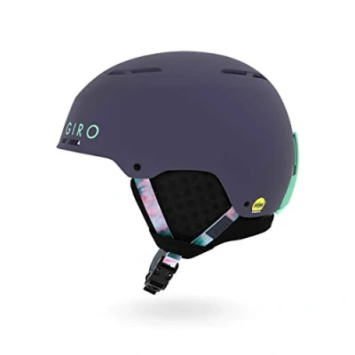 Image of Giro Girrj Women Emerge MIPS Snow Helmet Matte Midnight Bleached Out, Medium 55.5 59cm