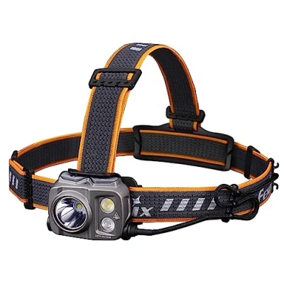 Image of Fenix HP25R V2.0, 21700 Powered Outdoors, Work, Search &amp; Rescue, Fishing Headlamp, White, Red