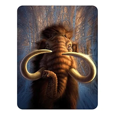 Image of 3D LiveLife Magnet Mammoth from Deluxebase. Lenticular Jurassic Fridge Magnet. Magnetic decor for kids and adults with artwork licensed renowned artist, Jerry LoFaro