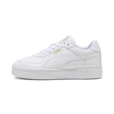 Image of Puma PRO Classic Unisex Trainers, Size: 11, White leather and imitation
