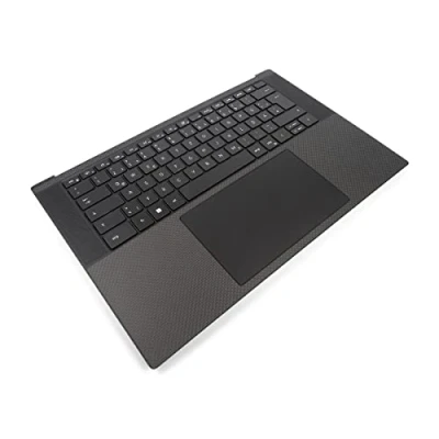 Image of Dell XPS 9500/9510/9520/9530 &amp; Precision 5570 Palmrest, Touchpad GERMAN Backlit Keyboard 0TJP2V + 0DPY7K (437X9) (Renewed)