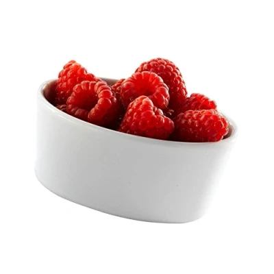 Image of Genware NEV RAMOV10 W Royal Oval Ramekin, 10 cm (Pack of 6)