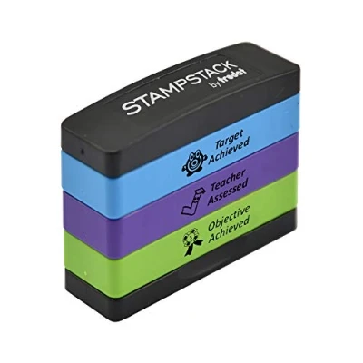 Image of Trodat 3 in 1 Teacher Stamp For Marking Children&#039;s Schoolwork And Homework Version 6, Small