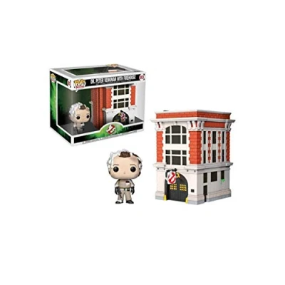 Image of Funko POP! Town: Ghostbusters Dr. Peter Venkman With House Collectable Vinyl Figure Gift Idea Official Merchandise Toys for Kids &amp; Adults Movies Fans Model Collectors