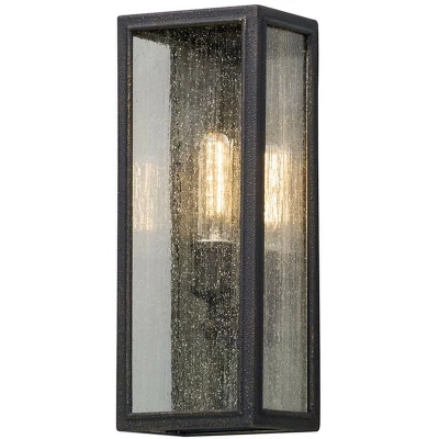 Image of Dixon 1 Light Wall Lantern Vintage Bronze, Glass, IP44