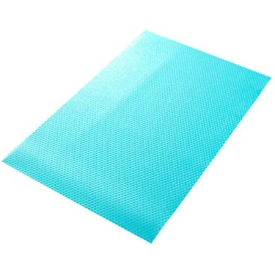 Image of 4 Pcs Anti frost Fridge Liner Mat Easy Clean Kitchen Antibacterial Placemat (blue)