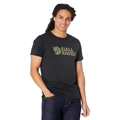 Image of Fjallraven F87310 550 Logo T Shirt, Men, Black, L