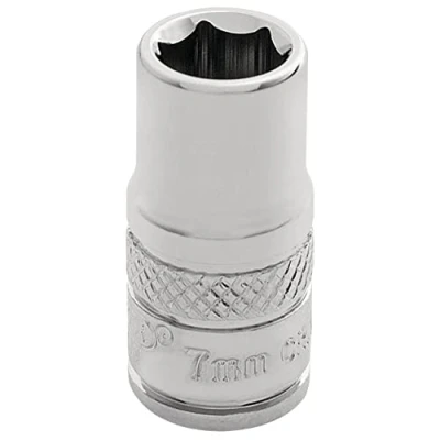 Image of Draper HI TORQ� 6 Point Socket, 1/4&quot; Sq. Dr., 7mm