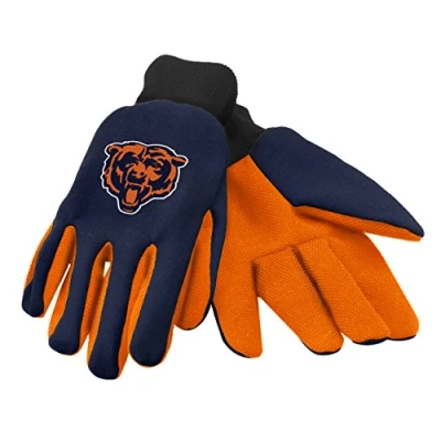 Image of FOCO Forever Collectibles 74201 NFL Chicago Bears Colored Palm Glove