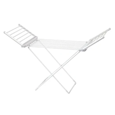 Image of Oypla Electrical Extendable Heated Folding Clothes Horse Airer Dryer with Wings