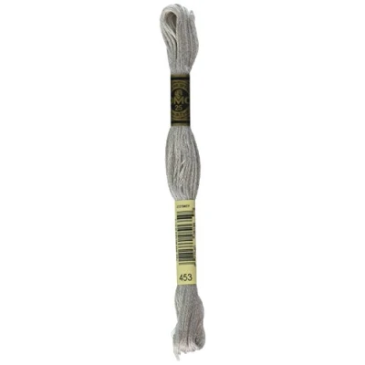 Image of DMC 117 453 Six Stranded Cotton Embroidery Floss, Light Shell Gray, 8.7 Yard