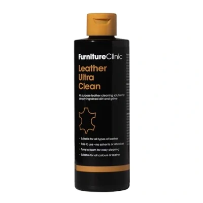 Image of Furniture Clinic Leather Ultra Clean All Purpose Cleaner for Sofas Car Interior Deep Cleans Types and Colours 250ml