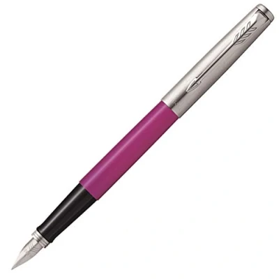 Image of PARKER 2096904 Fountain Pen, Fine Point, Jotter, Original Magenta CT