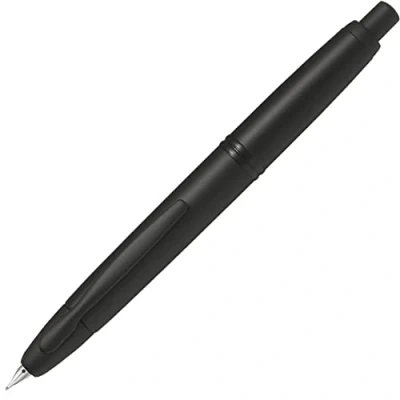 Image of Pilot Capless Medium Retractable Fountain Pen Graphite Matt Black