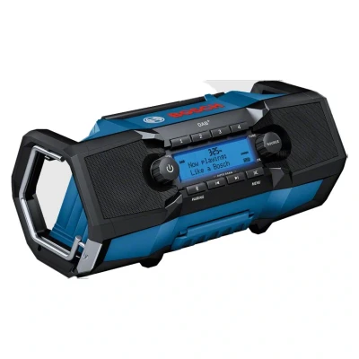 Image of Bosch Professional 18V System Radio GPB 2 SC (incl. Aux. Cable, 1x 3 V Lithium Button Cell Battery DC in Power Adapter)